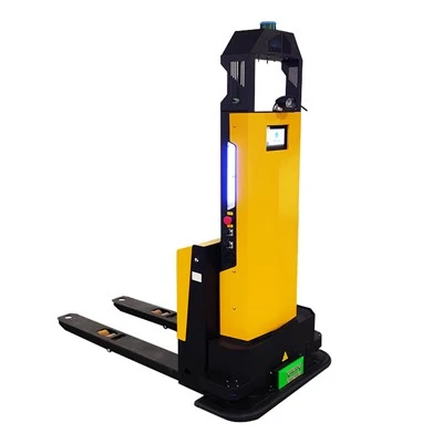 Forklift-treoraithe le léasair chliste AGV